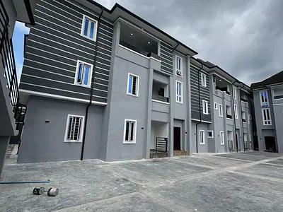 Block of 9 Two-Bedroom and 3 One-Bedroom Units with Gatehouse — Sars Rd, Port Harcourt, Rivers
