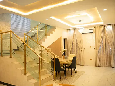 Beautifully Furnished 4 Bedroom Twin Duplexes with Snooker Board — Lugbe District, Abuja