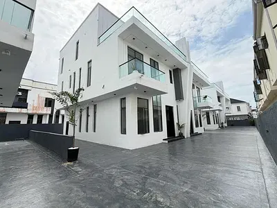 Well Finished 5 Bedroom Semi-Detached House with Boys Quarter — Orchid Hotel Road, Lekki, Lagos