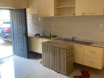Mini Flat with Open Plan with Big Cabinets and Wardrobe — Anifowoshe, Ikeja, Lagos