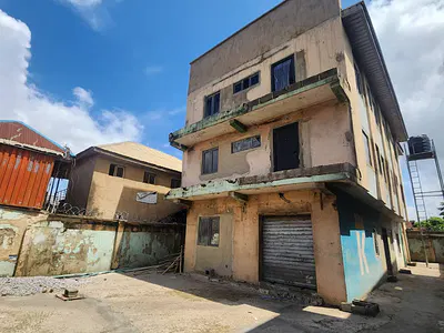 Two Storey Office Complex with Shop — Apata Bus-Stop, Apata, Ibadan, Oyo