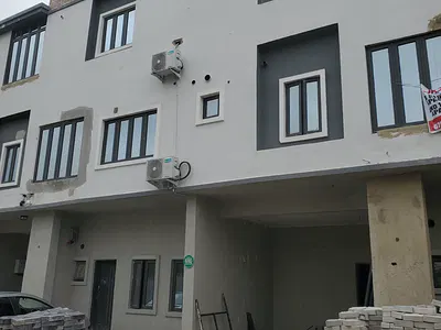 Tastefully Built 4 Bedroom Terrace Duplex Carcass with BQ — Gudu, Abuja