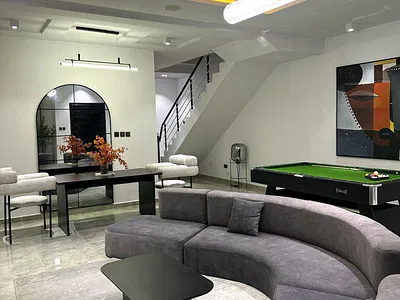 Luxury 4 Bedroom Terrace Duplex with PS5 and Swimming Pool — Ikate, Lekki, Lagos