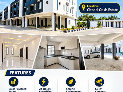 Brand New 2 Bedroom Apartment — Abraham Adesanya Road, Ajah, Lagos