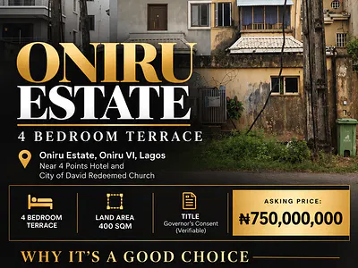 4 Bedroom Semi Detached Duplex — Oniru, Victoria Island (VI), Lagos
