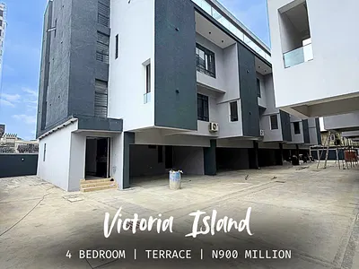 Luxurious 4 Bed Terrace with Swimming Pool — Victoria Island (VI), Lagos