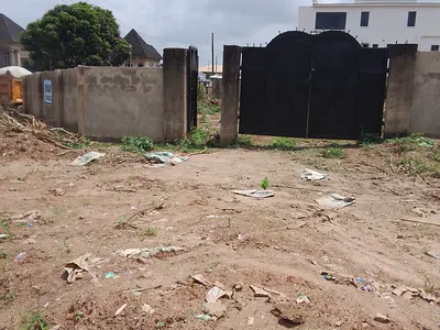 Fenced Prime Land Facing Tarred Road — Poultry Junction, After Royal Birds Hotel, Alagbaka GRA, Akure, Akure, Ondo
