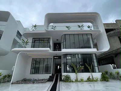 Massive 5-Bedroom Duplex with a Pool, Cinema, Gym Centre, Rooftop Bar — Lekki, Lagos
