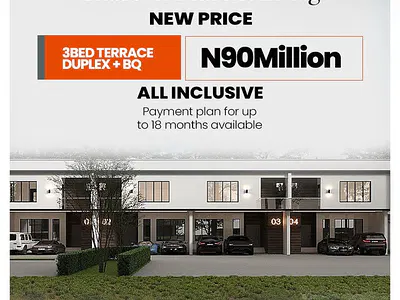 3 Bedroom Terraced Duplex — Bolanle Residence, Shapati, Ibeju Lekki, Lagos