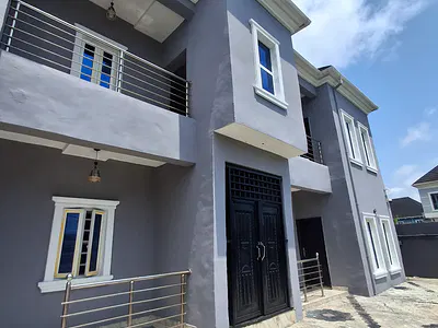 Upstair Room and Parlor with 2 Toilets — Therra Annex, Sangotedo, Ajah, Lagos