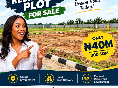 300SQM Residential Plot of Land in a Planned Estate — Urban Signature Lagos / Eluju, Eleko, Ibeju Lekki, Lagos