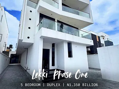 Luxury 5 Bed Duplex with Swimming Pool — Lekki Phase 1, Lekki, Lagos