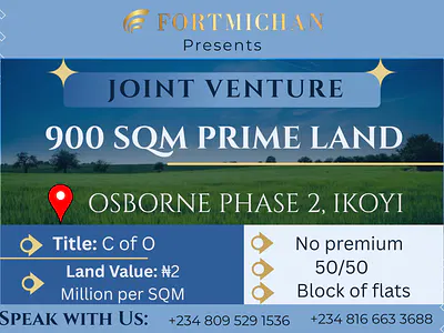 900 SQM Prime Land — Ikoyi, Lagos