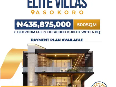 500SQM Residential Plot of Land in an Exclusive Estate — Mshel Elite Villas / Opposite Ait, Asokoro District, Abuja