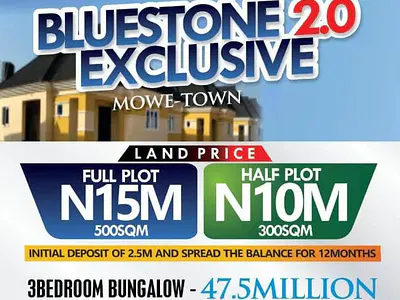3 Bedroom Bungalow — Treasure Island Estate, Phase 1, Mowe Ofada, Ogun