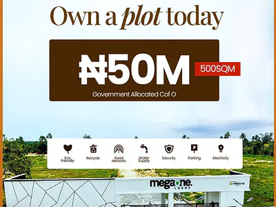 500SQM Residential Land Plot — Lekki-Epe Expressway, Ibeju Lekki, Lagos