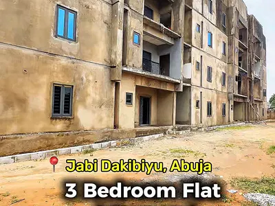 3 Bedroom Flat (Carcass) — Darkibiyu, Jabi, Abuja