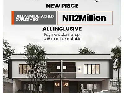 3 Bedroom Semi-Detached Duplex — Bolanle De Residence, Bogije, Ibeju Lekki, Lagos