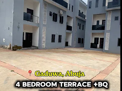 5 Bedrooms Terrace/2 Lounge Furnished Kitchen (Corner Piece) — Opposite Shell Coop Estate, Gaduwa, Abuja