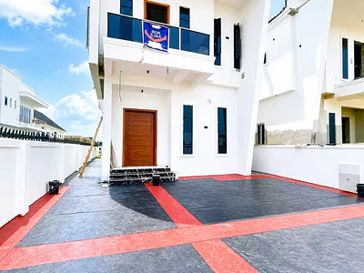 Tastefully 5 Bedroom Fully Detached Duplex with BQ — Ajah, Lagos