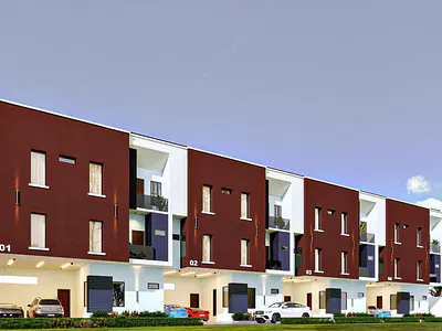 4 Bedroom Terrace Duplex + BQ — Sea Flow Estate, Behind Goodland Church, Ifako, Agege, Lagos