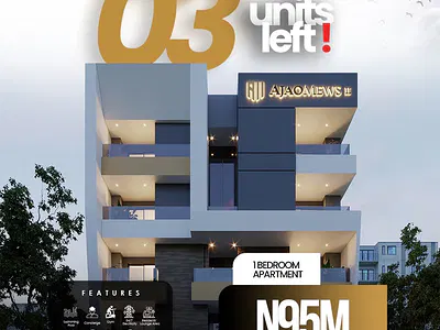 1 Bedroom Apartment — Ajao Mews 5 Mins From the Airport, Ikeja, Lagos