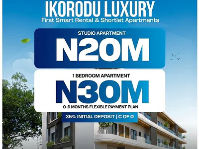 Studio Apartment — First, Gate Novalux Apartments, Ikorodu, Lagos