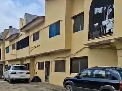 Clean Block of 4 Flats of 3 Bedrooms Each on One & Half Plot — Isolo, Lagos
