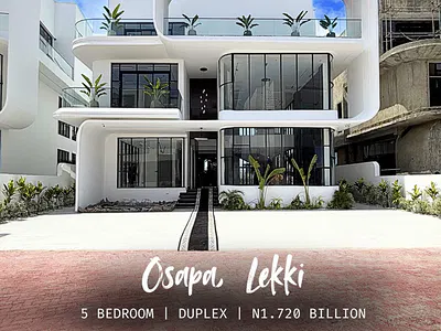 Luxurious 5 Bedrooms Duplex — Osapa, Lekki, Lagos