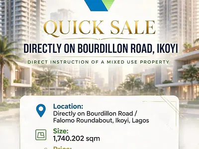 1740.202 SQM Land in a High-End Location — Bourdillon Road, Ikoyi, Lagos