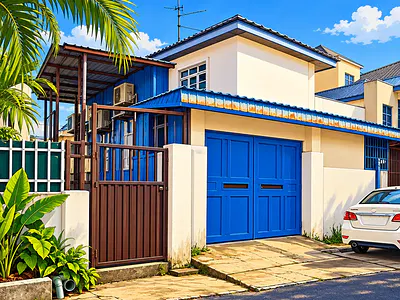 4 Bedroom Detached Duplex with a Bungalow Behind — Off Adeniran Ogunsanya, Surulere, Lagos
