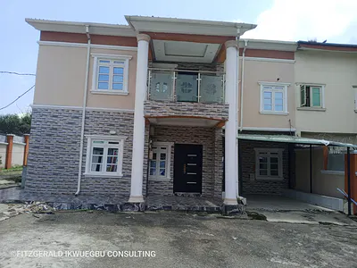 A Spacious 4-Bedrooms Semi-Detached Duplex and 1 -Bedroom BQ — Moses Adasu Close, Apo, Abuja