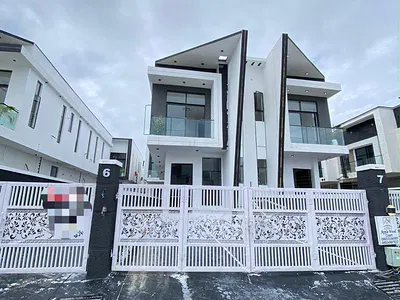 Brand New 4 Bedroom Semi-Detached Duplex with BQ — Ikota, Lekki, Lagos