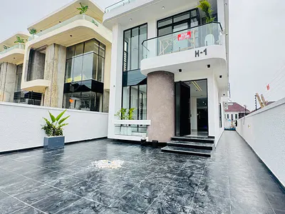 Brand New 5 Bedroom Detached House — Royal Pine Estate, Lafiaji, Lekki, Lagos