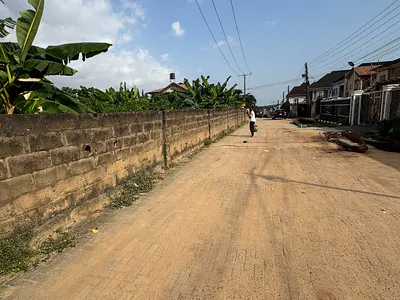 Fenced and Gated Half Plot of Land — Berger, Arepo, Ogun