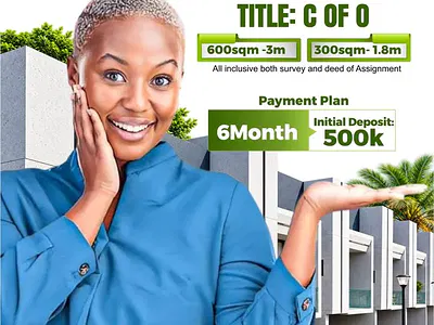 600 SQM Residential Land with C of O — Melissa Estate, Ishinwo Town, Ijebu Ode, Ogun