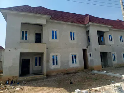 A Lovely Newly Built 3 Bedroom Semi-Detached Duplex (Semi Finished) — Aviation Village Airport Road, Kiami, Lugbe District, Abuja