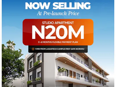 1 Bedroom Mini Flat — First Gate, Lasustech, Ikorodu, Lagos