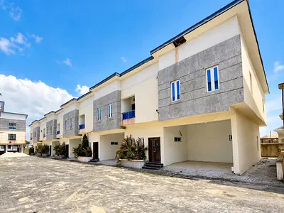 3 Bedroom Terrace Duplex with BQ Unfurnished — Off Coastal Road, Ajah, Lagos