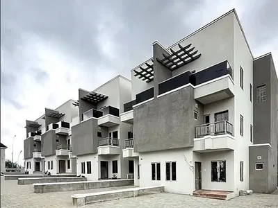 4 Bedroom Terraced Duplex + BQ — Tarred Road, Guzape District, Abuja