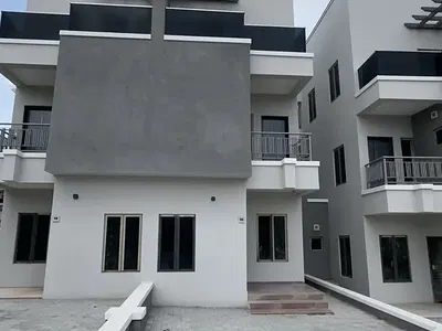 4 Bedroom Terraced Duplex with Room BQ — Guzape District, Abuja