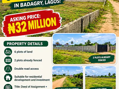 6 Plots Affordable Land — Tologbo New Site, Olorunda Lcda, Badagry, Lagos