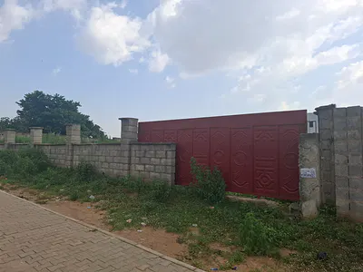 1,300SQM Commercial Land Gated Tarred Road — Katampe, Abuja