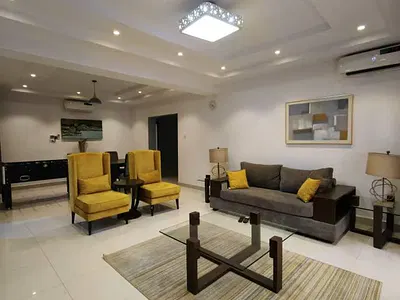 3 Bedroom Furnished and Serviced Apartment with BQ — Meadow Hall, Ikate, Lekki, Lagos