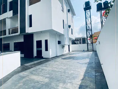 Back Unit - 5 Bedroom Semi-Detached Duplex with BQ — Ajah, Lagos