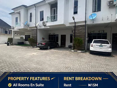 Fully Furnished 4 Bedroom Terrace Duplex — Lekki, Lagos