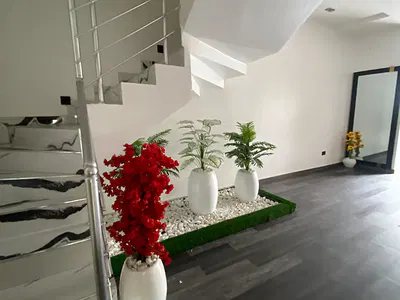A Luxury Standard Spacious Splendor 4 Bedrooms Semi Detached Duplex Wifi — Orchid Road, Lekki Phase 2, Lekki, Lagos