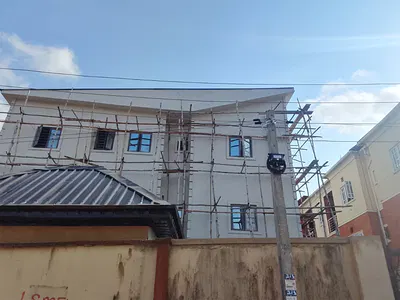 Newly Built 3 Bedroom Flat with Pop and Personal Prepaid — Oke Afa, Isolo, Lagos