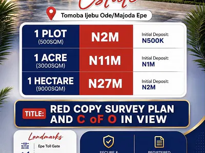 500SQM Residential Plot — Mayowa Estate, Ijebu Ode, Ogun