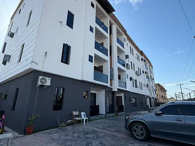 Brand Newly Built Luxury 2 Bedrooms Apartment Upstairs — Igbo Efon, Lekki, Lagos